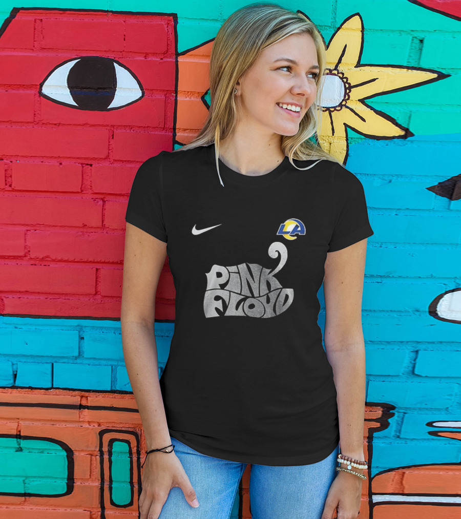 Los Angeles Rams Pink Floyd The Dark Side Of The Moon Nike Collaboration T-Shirt