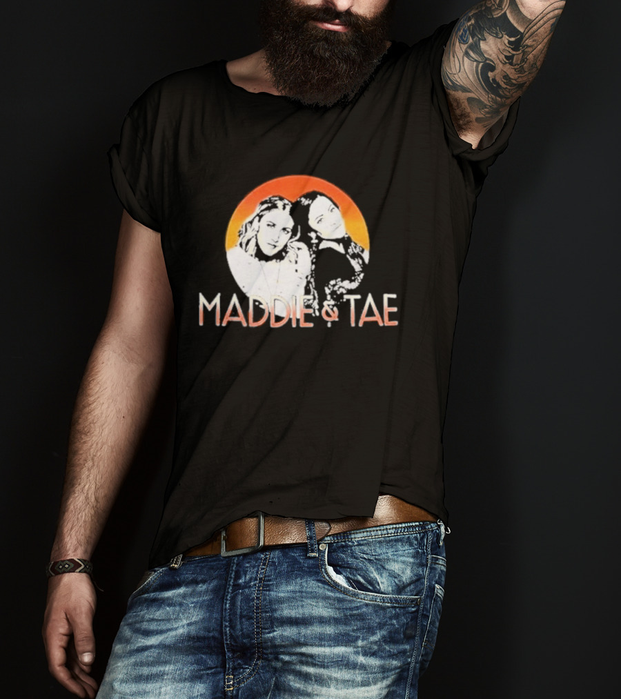 Maddie & Tae Country Music Duo Orange Arch T-Shirt