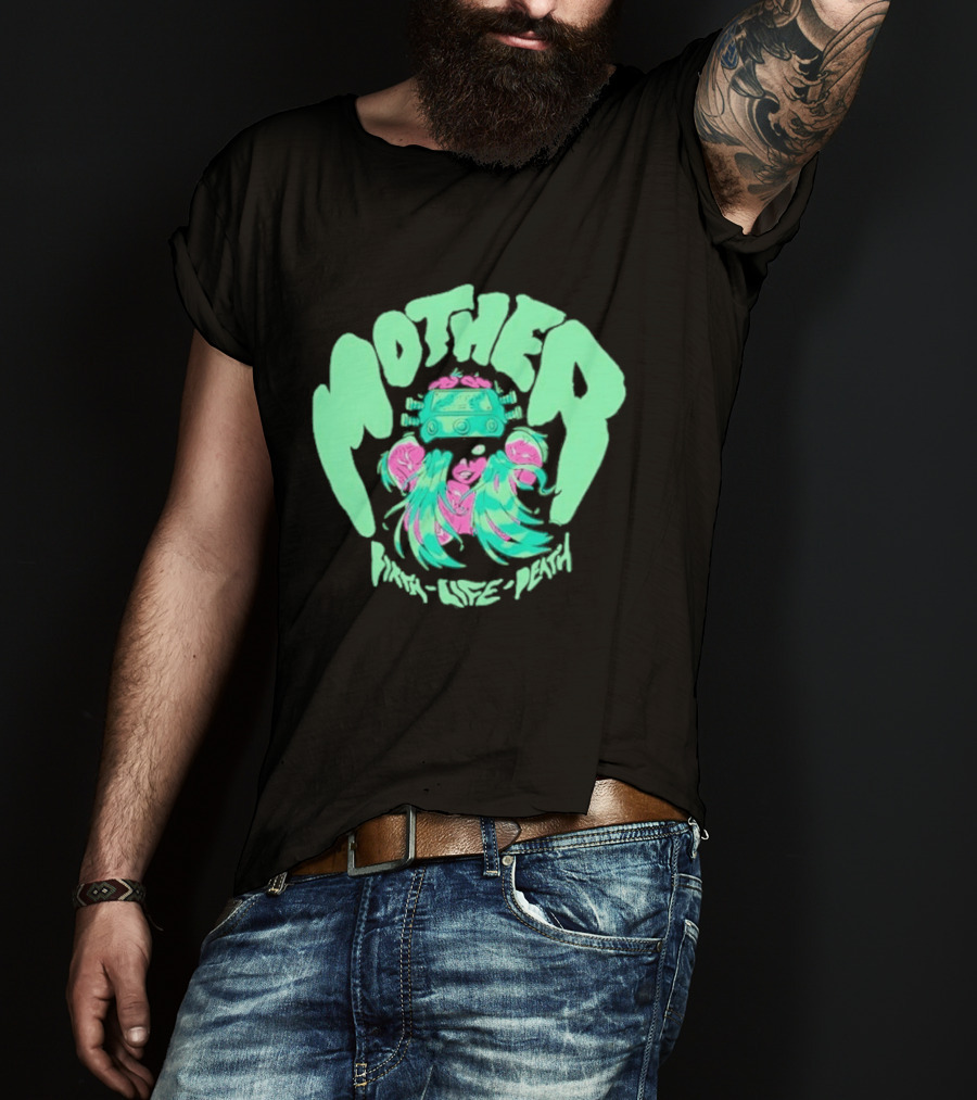 Mother Birth Life Death Neon Psychedelic T-Shirt