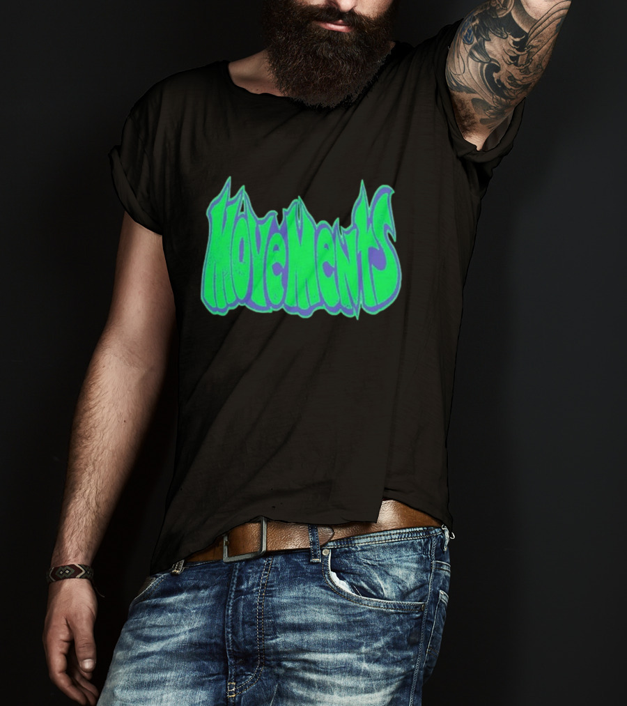 Movements Back In My Ways Neon Vaporwave Style Font T-Shirt