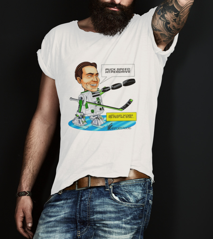 Arttu Hyry Puck Speed R2 D2 Dallas Stars First NHL Goal T-Shirt