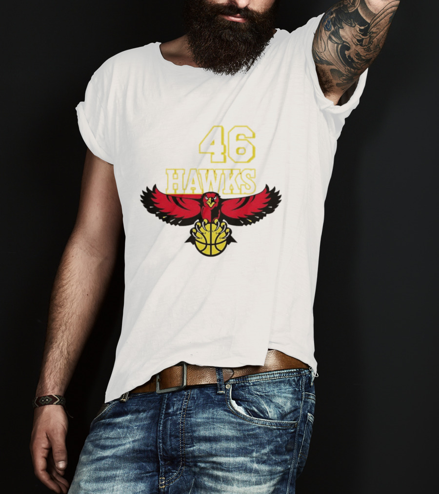 Atlanta Hawks 46 Iconic Basketball Team T-Shirt