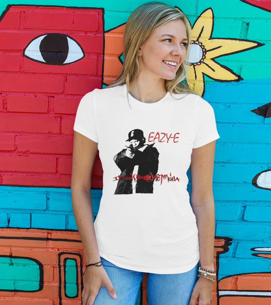 Eazy E It's On Dr. Dre 187um Killa Vintage Style Tribute 90s Hip Hop T-Shirt