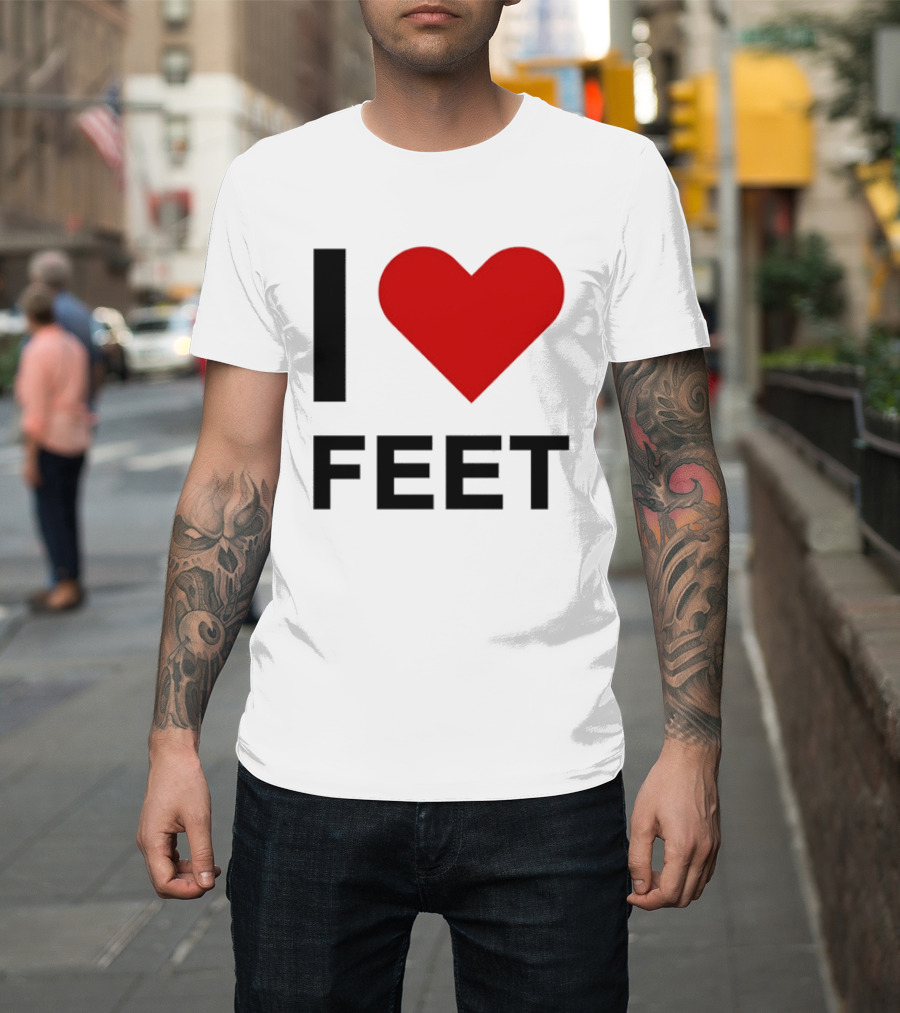 I Heart Feet T-Shirt