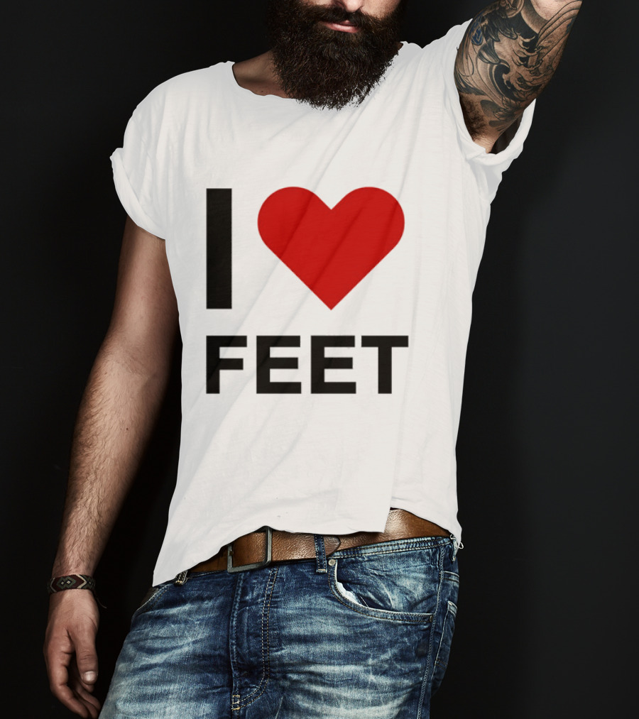 I Heart Feet T-Shirt