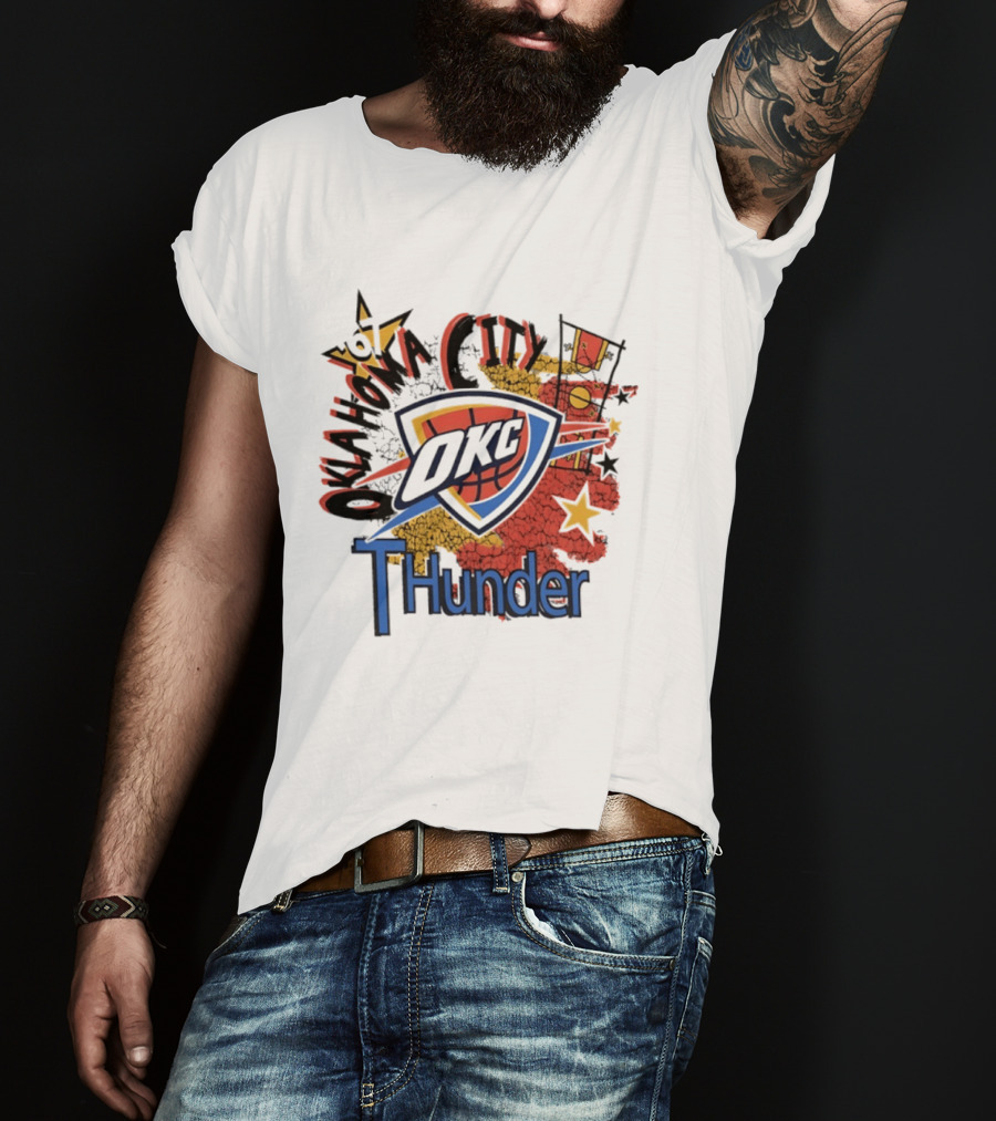 Oklahoma City OKC Thunder '67 Hardwood Classics T-Shirt