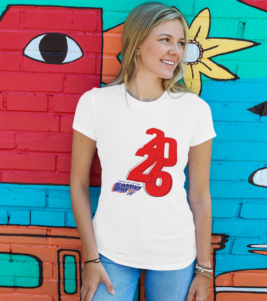 Oklahoma City Thunder Basketball Family Day Corporate Partner 2026 T-Shirt
