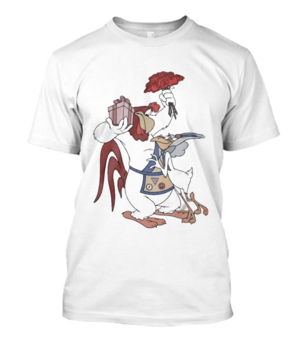 Foghorn Leghorn Miss Prissy Valentine Looney Tunes Classic Characters T-Shirt