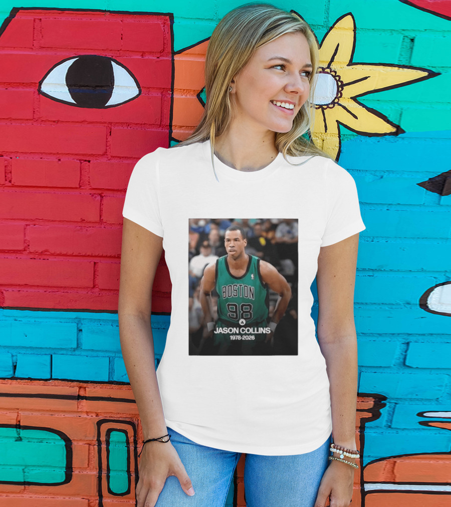 Boston Jason Collins 1978 2026 98 Rest In Peace T-Shirt