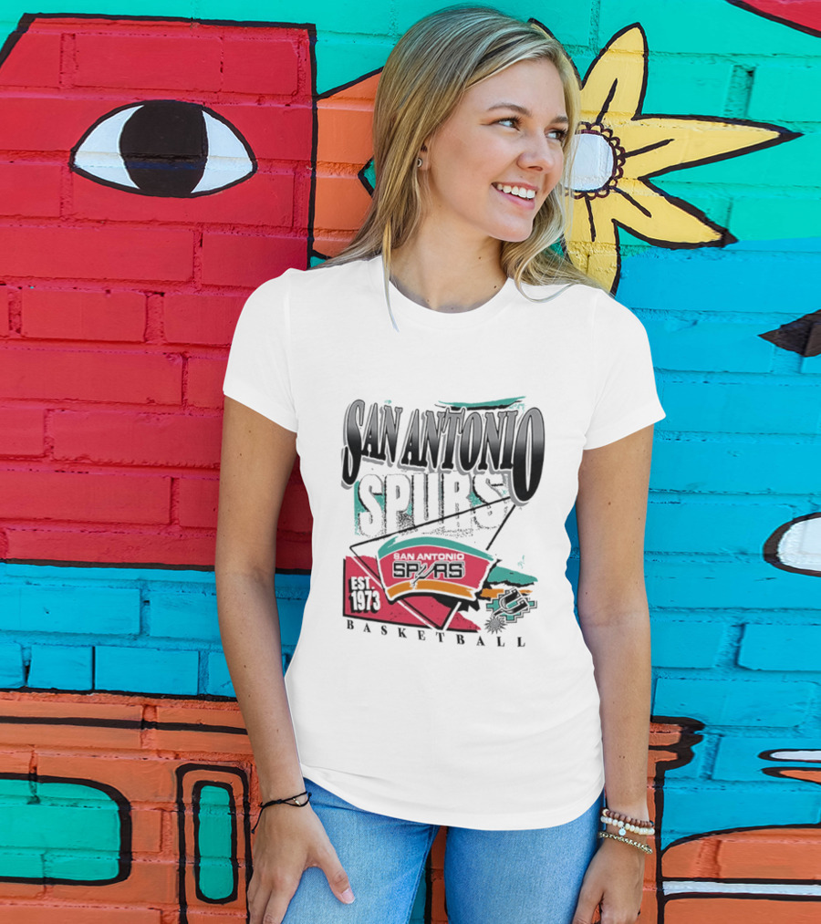 San Antonio Spurs Basketball Est 1973 T-Shirt