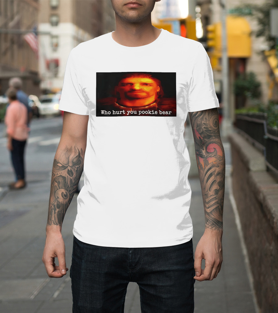 Who Hurt You Pookie Bear Video Game T-Shirt