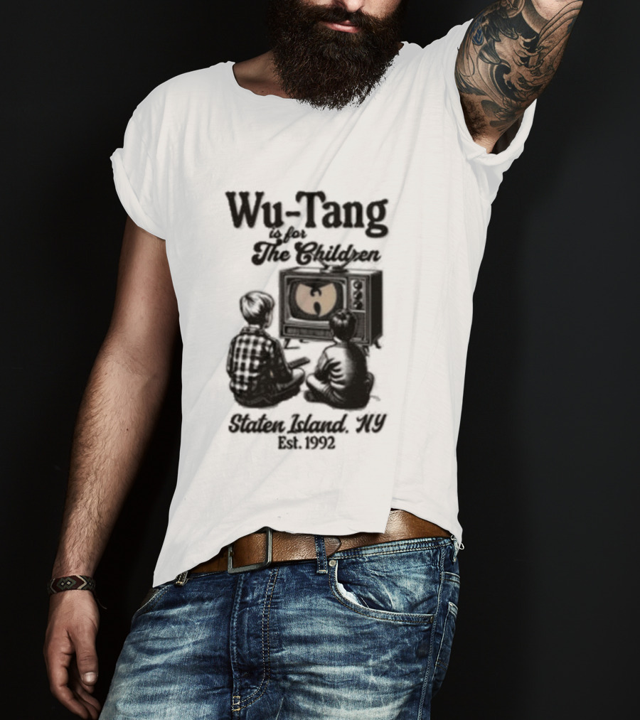 Wu Tang Clan For The Children Staten Island NY Est 1992 T-Shirt