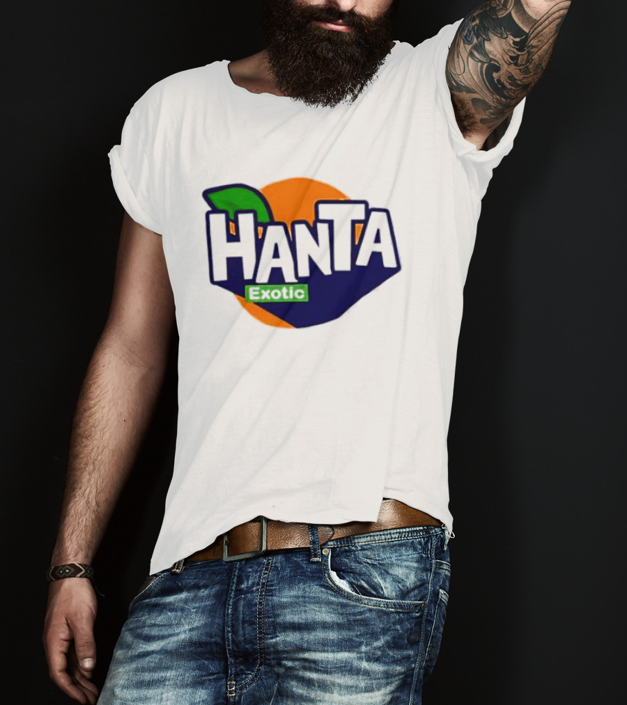 Hanta Exotic Fanta Leaf Orange T-Shirt