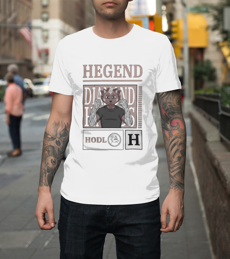 Hegend Diamond Hands Hodl H T-Shirt