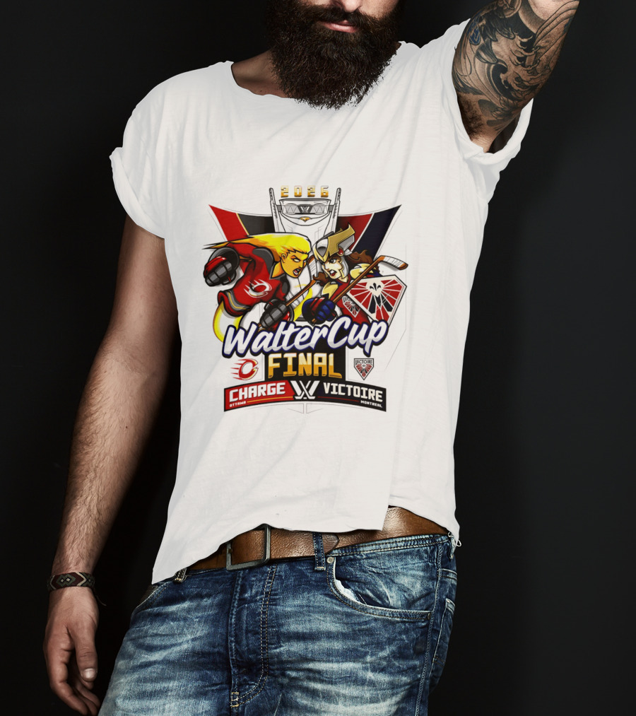 Ottawa Charge Vs Montreal Victoire 2026 Walter Cup Final Hockey Clash T-Shirt