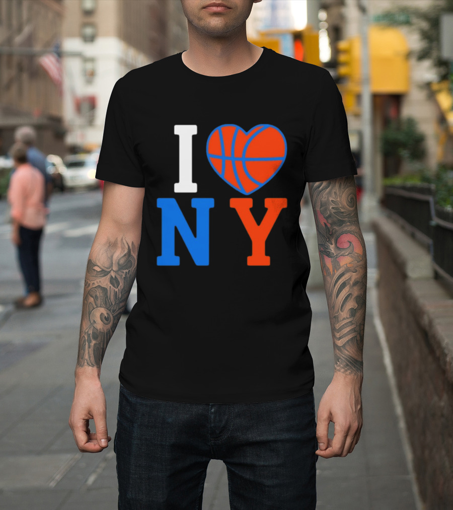 New York Knicks I Heart NY Basketball T-Shirt