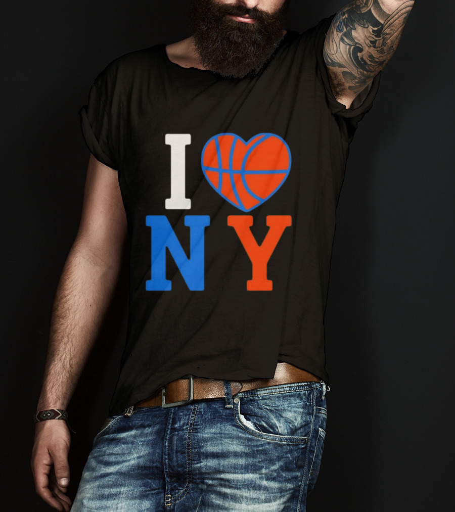New York Knicks I Heart NY Basketball T-Shirt