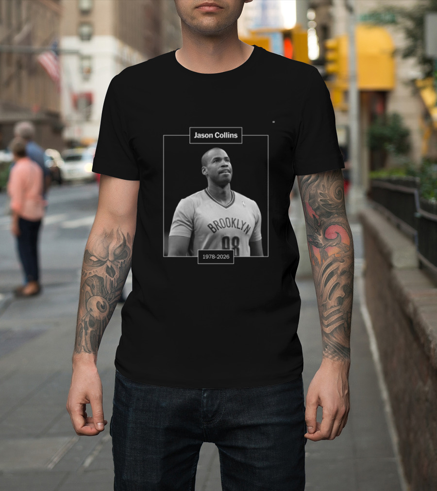 Jason Collins 1978 2026 Brooklyn Basketball T-Shirt