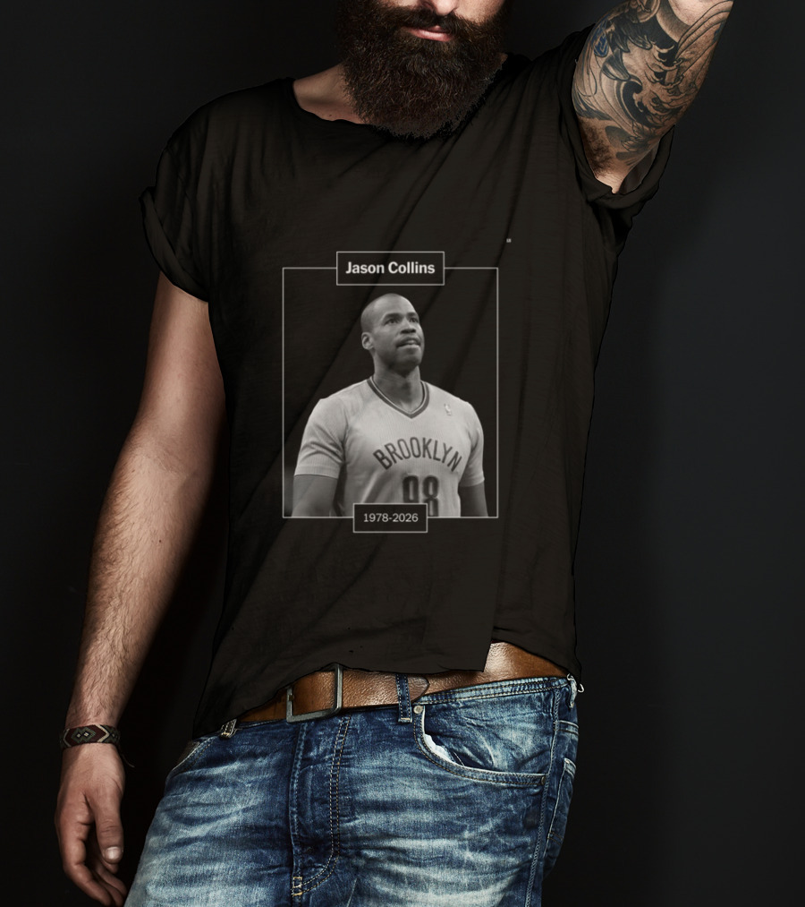 Jason Collins 1978 2026 Brooklyn Basketball T-Shirt