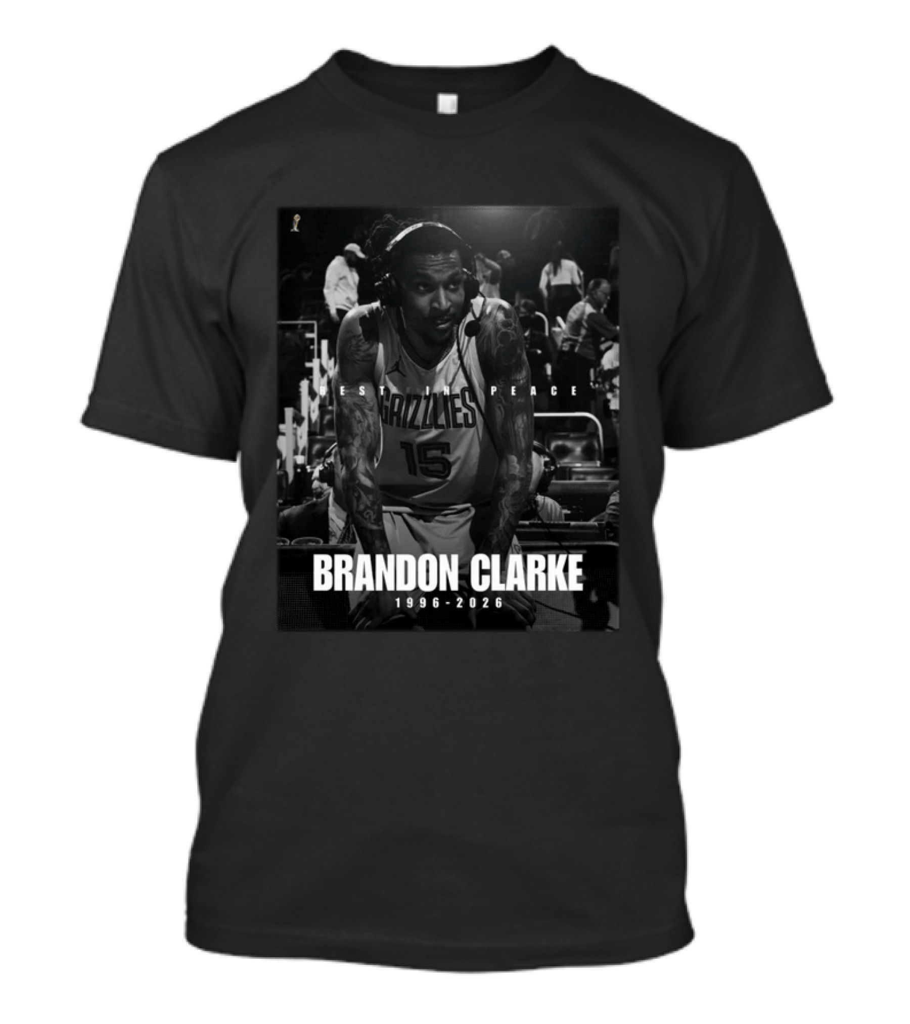 Rest In Peace Grizzlies Brandon Clarke 1996 2026 T-Shirt