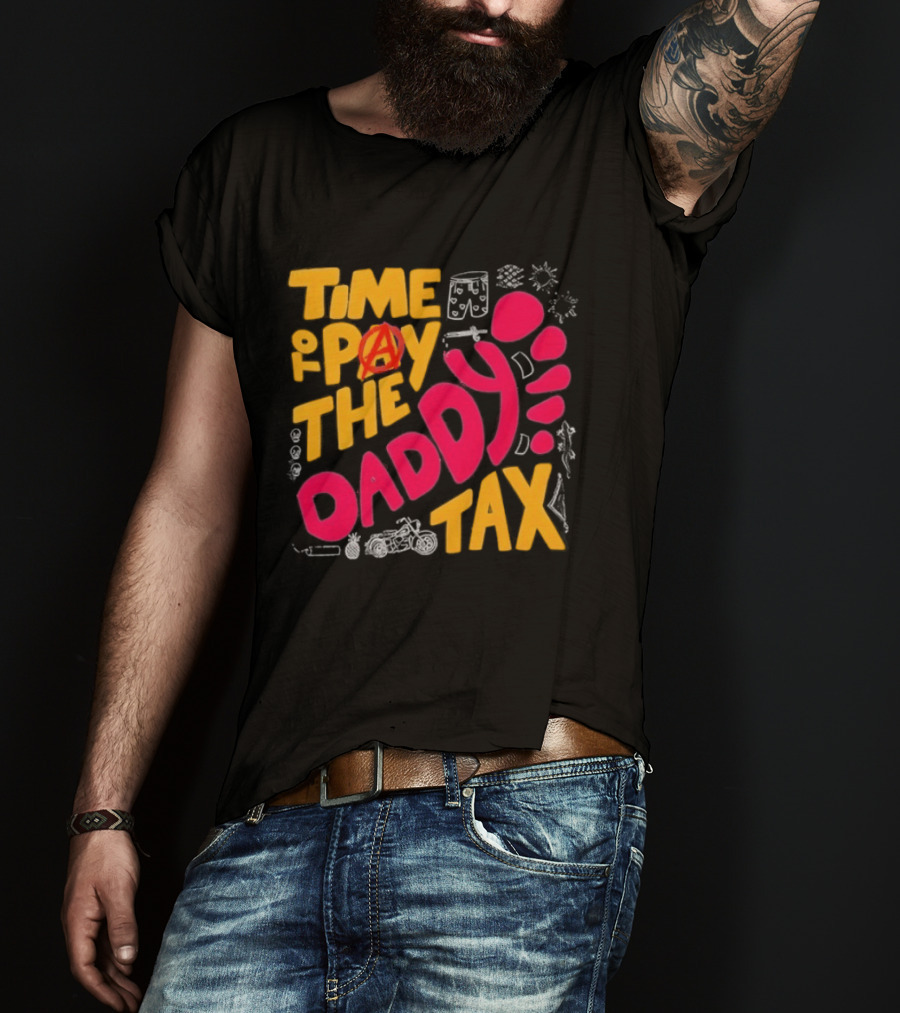 Time To Pay The Daddy Tax Dungeon Crawler Carl Footprint T-Shirt