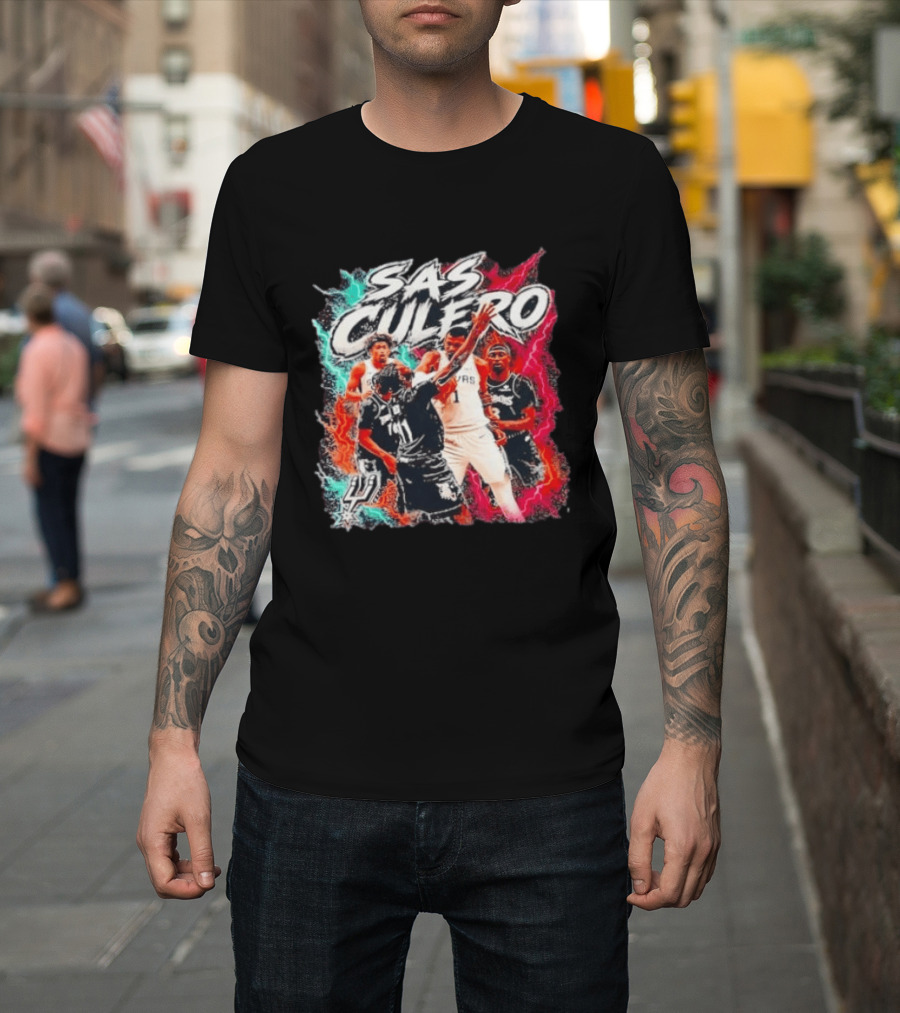 SAS Culero Spurs Flagrant Foul Elbow Action T-Shirt