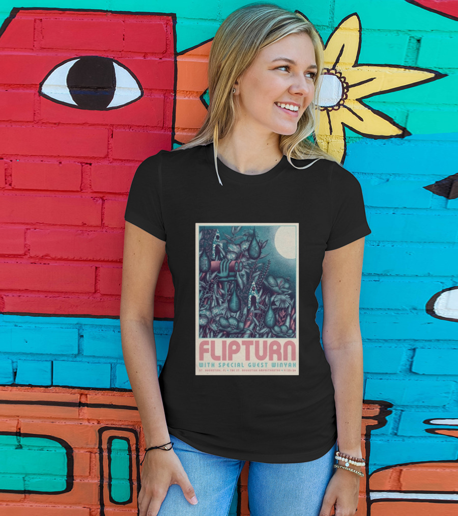 FLIPTURN With Special Guest Winyah St. Augustine Ampitheatre 9/25/26 T-Shirt