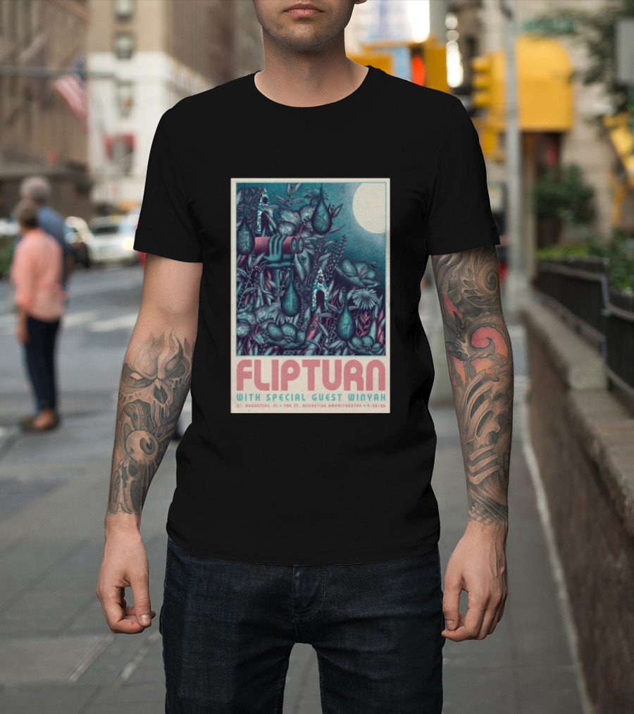 FLIPTURN With Special Guest Winyah St. Augustine Ampitheatre 9/25/26 T-Shirt