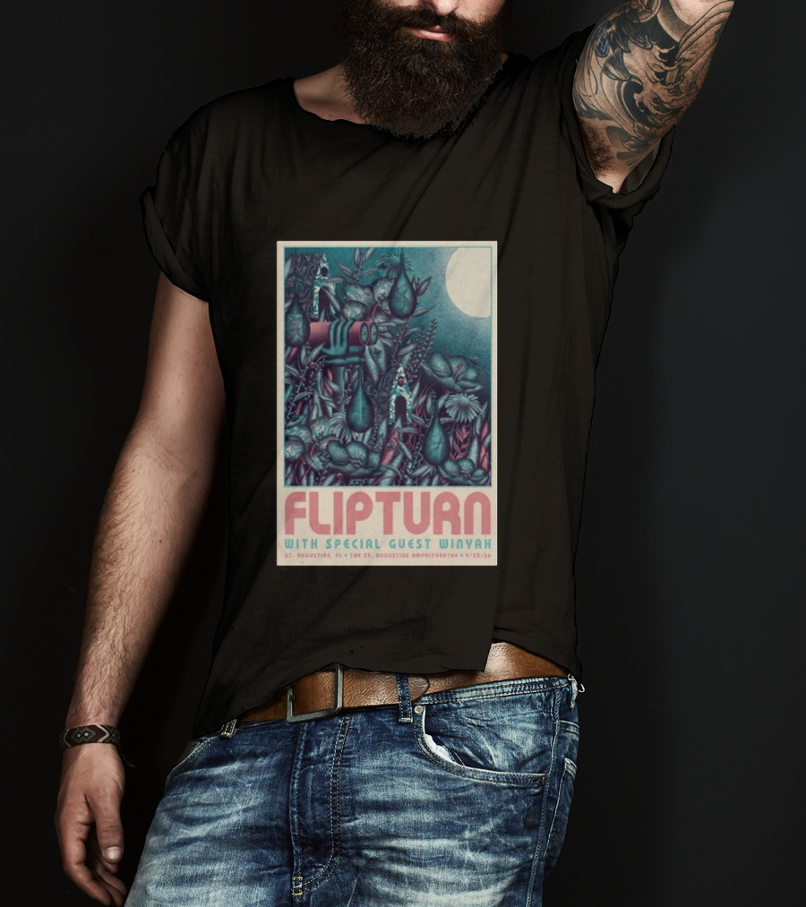 FLIPTURN With Special Guest Winyah St. Augustine Ampitheatre 9/25/26 T-Shirt