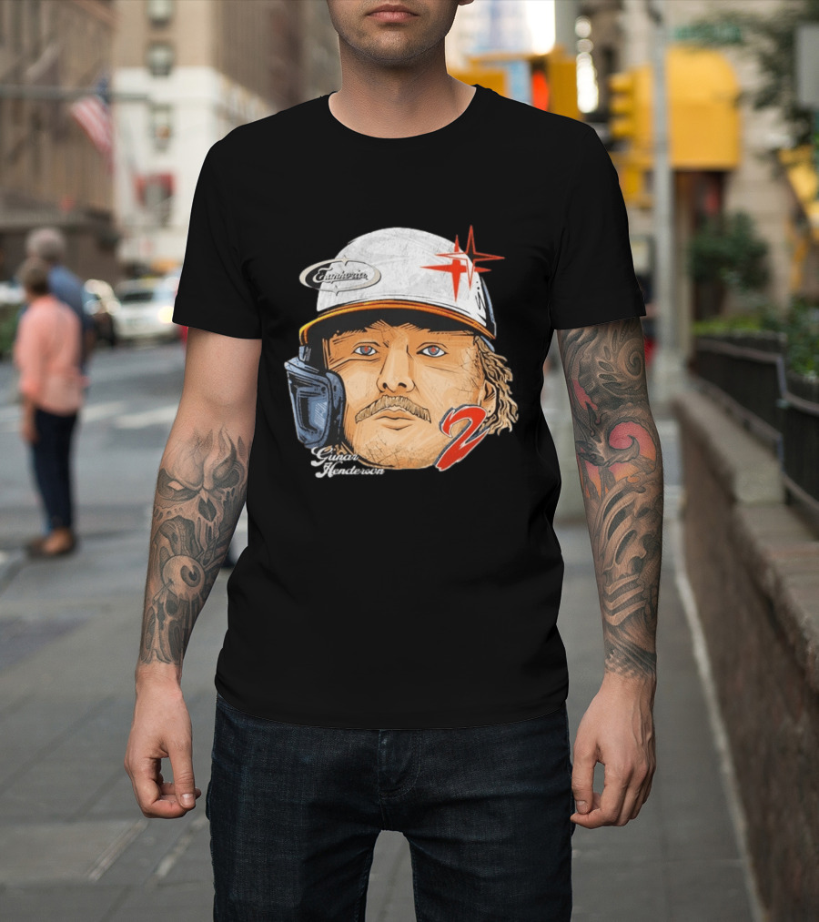 Gunnar Henderson Euphoria Gaze Helmet Number 2 T-Shirt