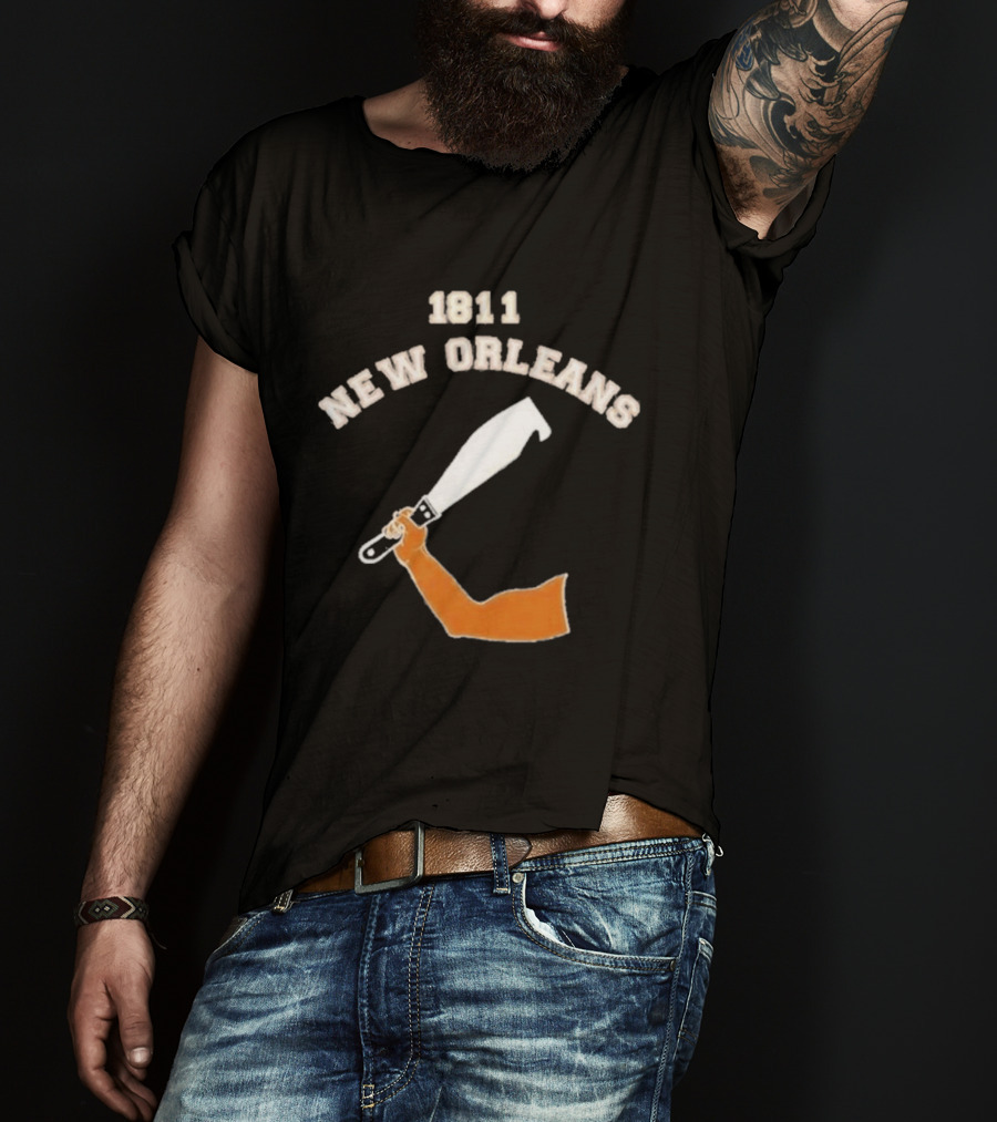 1811 New Orleans Uprising Machete T-Shirt
