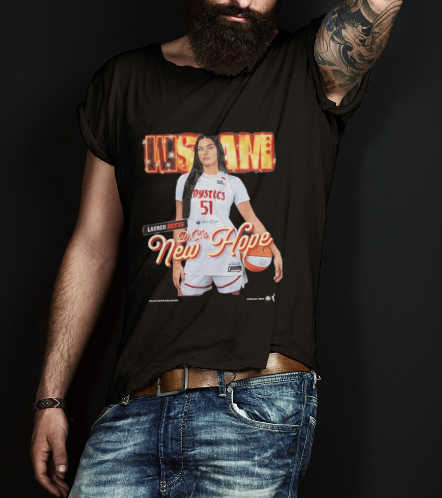 SLAM 262 Washington Mystics Lauren Betts DC's New Hope T-Shirt