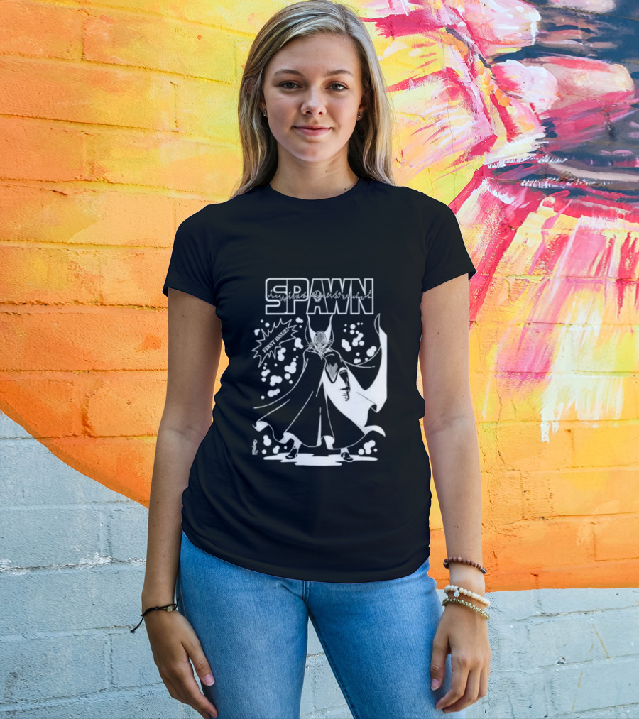 Spawn First Issue Comic Artwork Cover Retro 90s T-Shirt