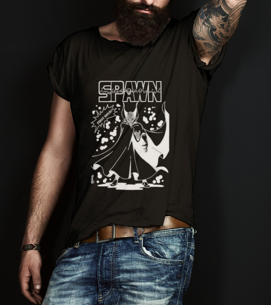 Spawn First Issue Comic Artwork Cover Retro 90s T-Shirt