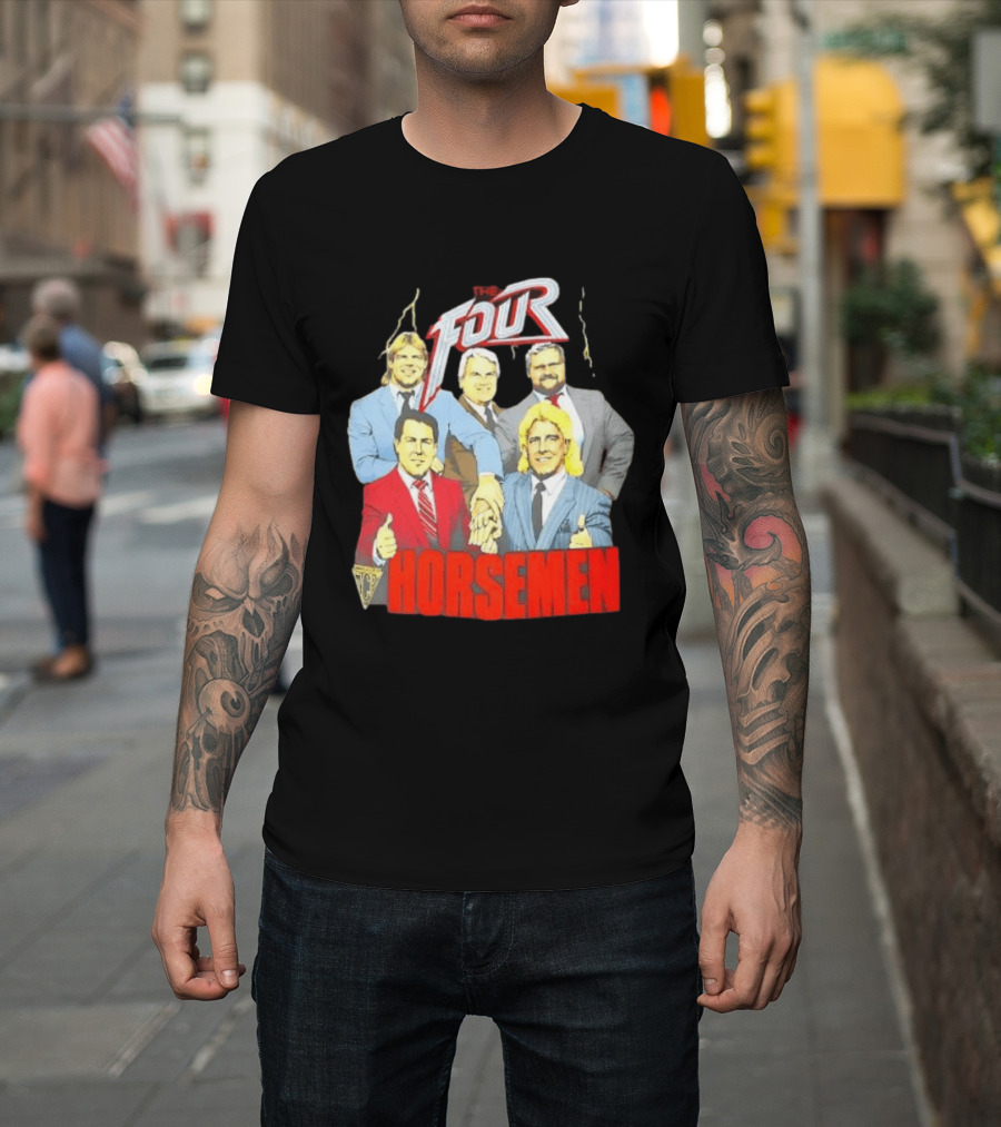 The Four Horsemen Jim Crockett Promotions Stylin Collection T-Shirt