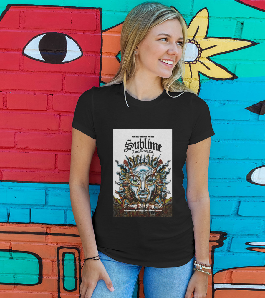 An Evening With Sublime Signature Brew Blackhorse Road Long Beach CA May 25 2026 T-Shirt
