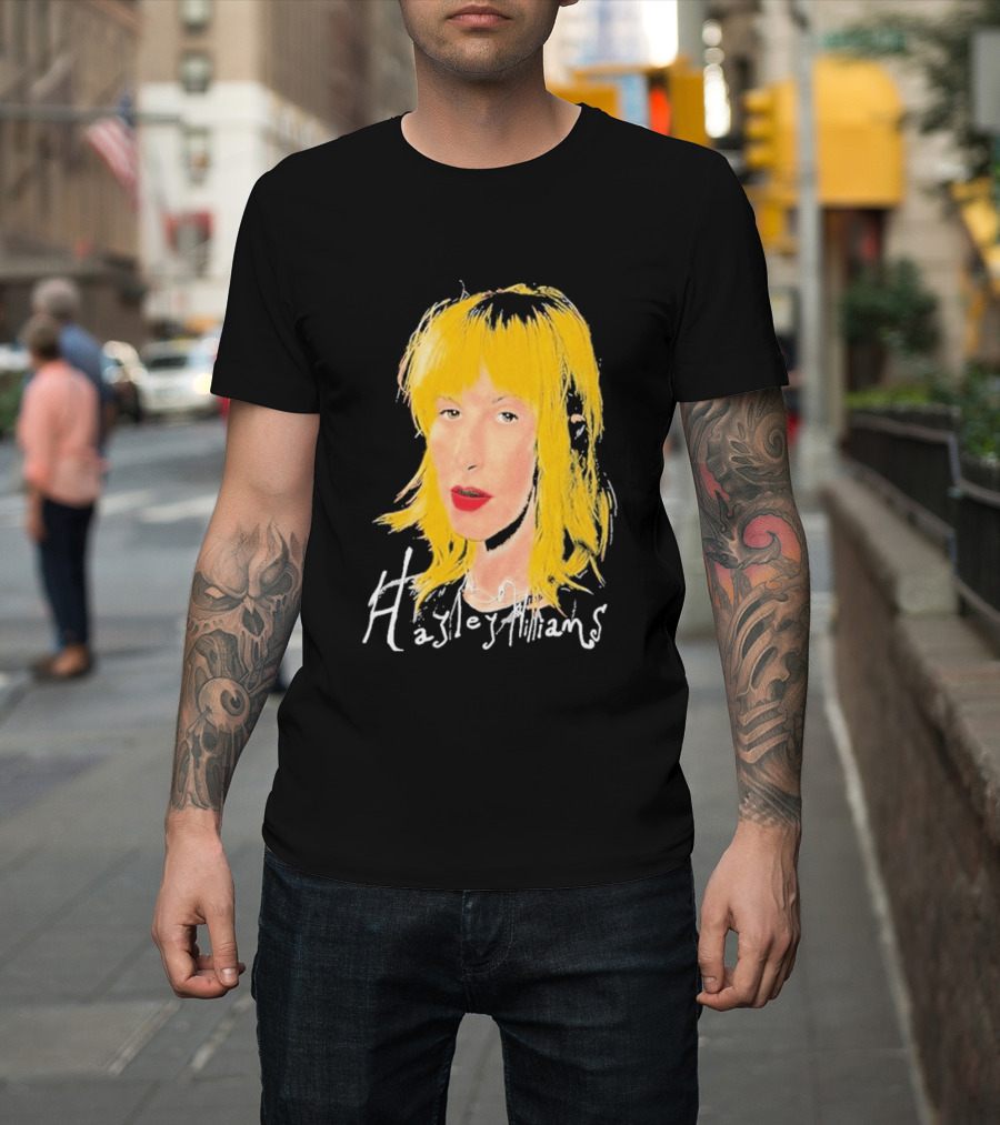 Hayley Williams 2026 Blonde Hair Red Lips T-Shirt