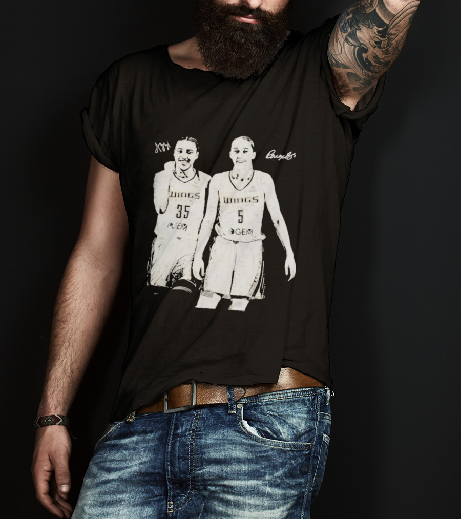 Azzi Fudd Paige Bueckers Basketball Number 35 5 WNBA T-Shirt