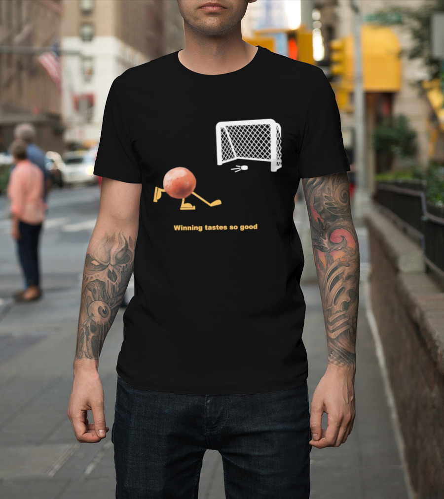 Buffalo Sabres Winning Tastes So Good Hockey Game Humor T-Shirt