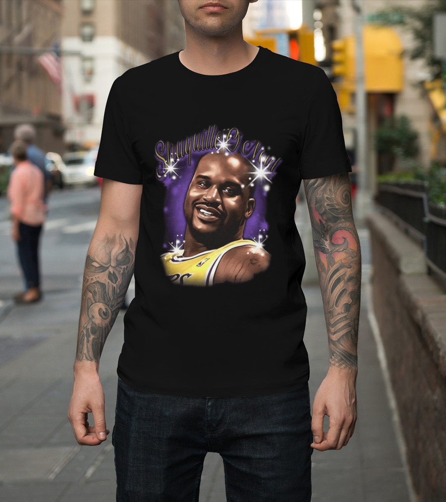 Shaquille O'Neal Los Angeles Lakers Number 34 Twinkle T-Shirt