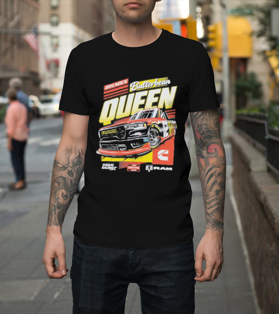 Brenden Butterbean Queen Kaulig Racing Cummins Cottonelle NASCAR Car T-Shirt