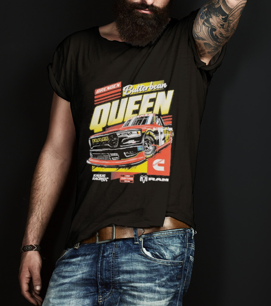 Brenden Butterbean Queen Kaulig Racing Cummins Cottonelle NASCAR Car T-Shirt