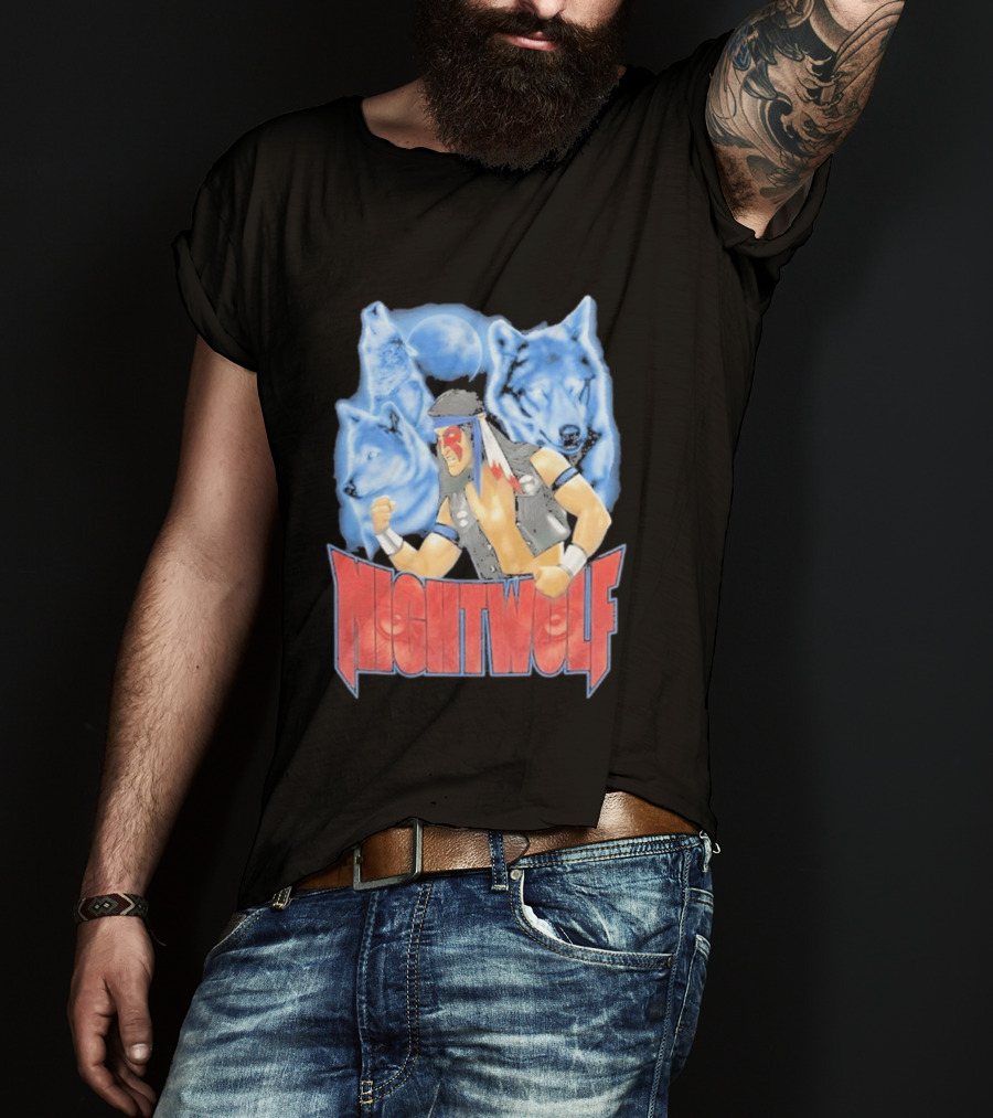 Nightwolf Mortal Kombat Klassic Ultimate MK3 Wolves Moonfighter T-Shirt