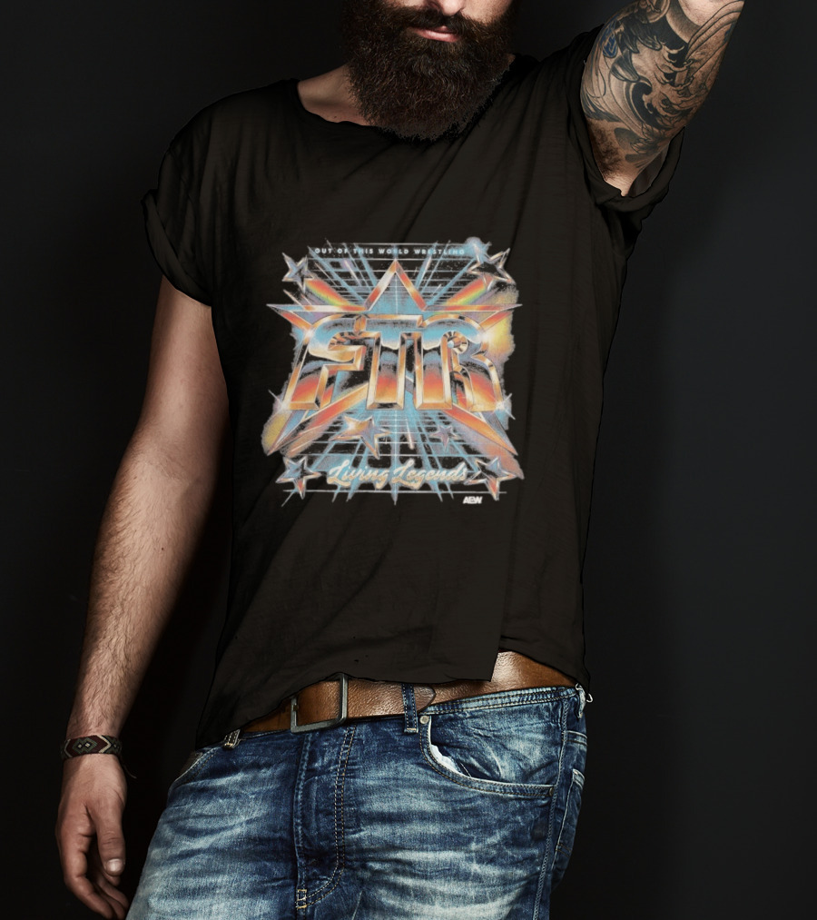AEW FTR Living Legends Out Of This World Wrestling T-Shirt