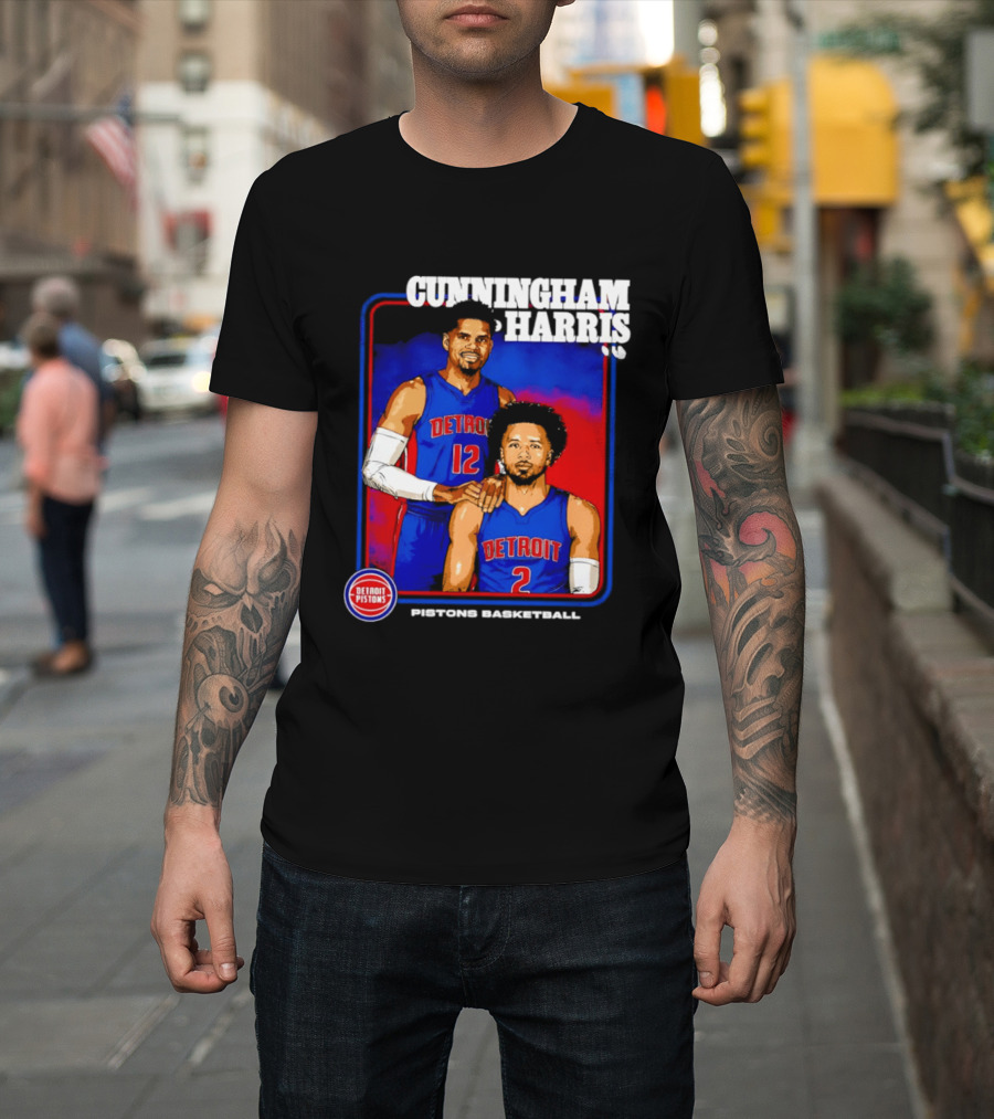 Cunningham Harris Detroit Pistons Basketball 2026 T-Shirt