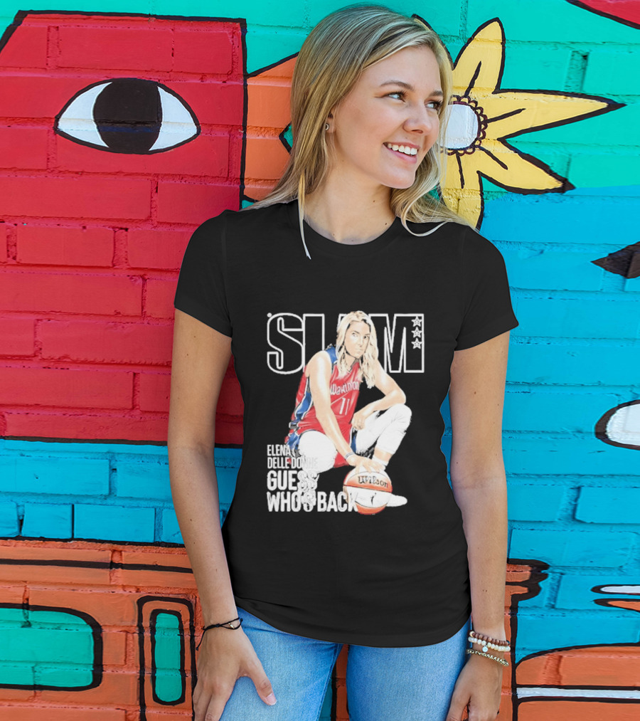 Elena Delle Donne Guess Who's Back Slam 238 Washington Basketball T-Shirt
