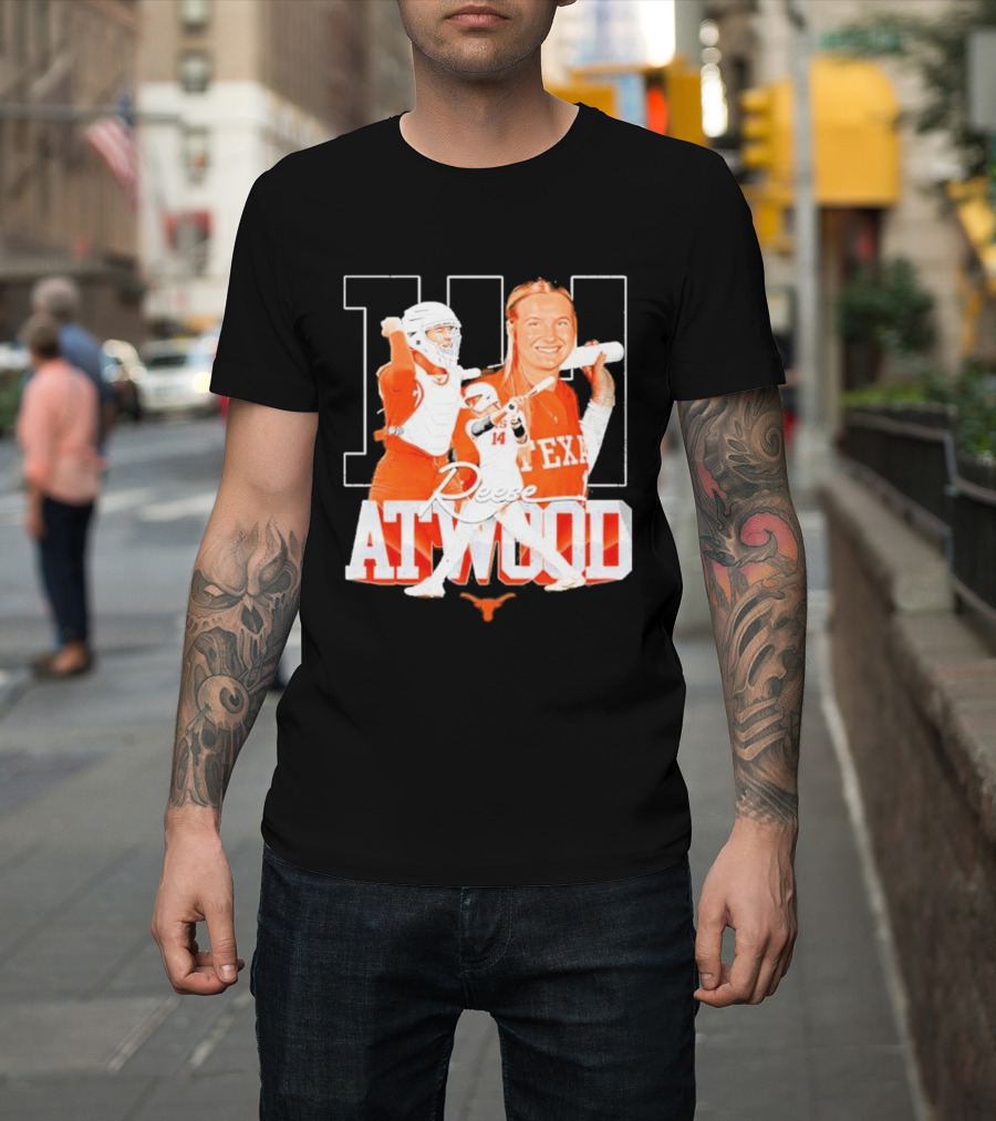 Texas Longhorns Reese Atwood 14 Sports T-Shirt