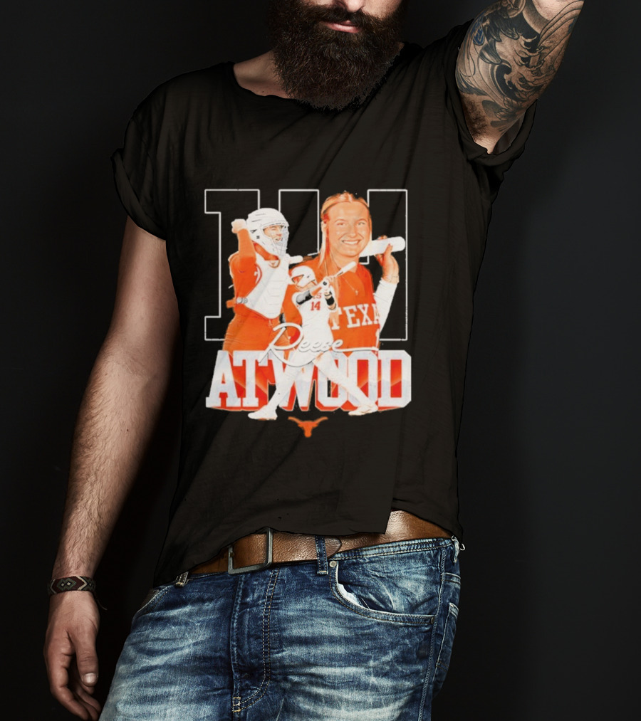 Texas Longhorns Reese Atwood 14 Sports T-Shirt