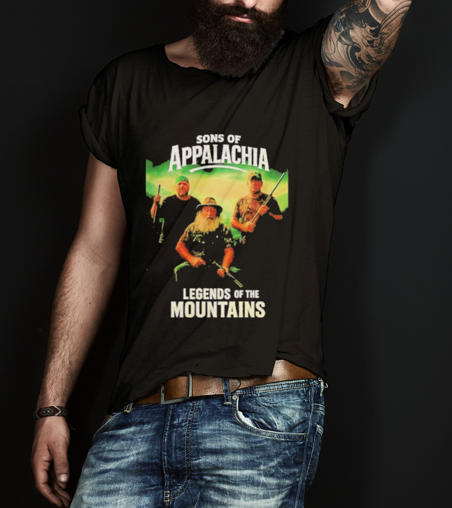 Sons Of Appalachia Legends Of The Mountains Rugged Wilderness Guardians T-Shirt