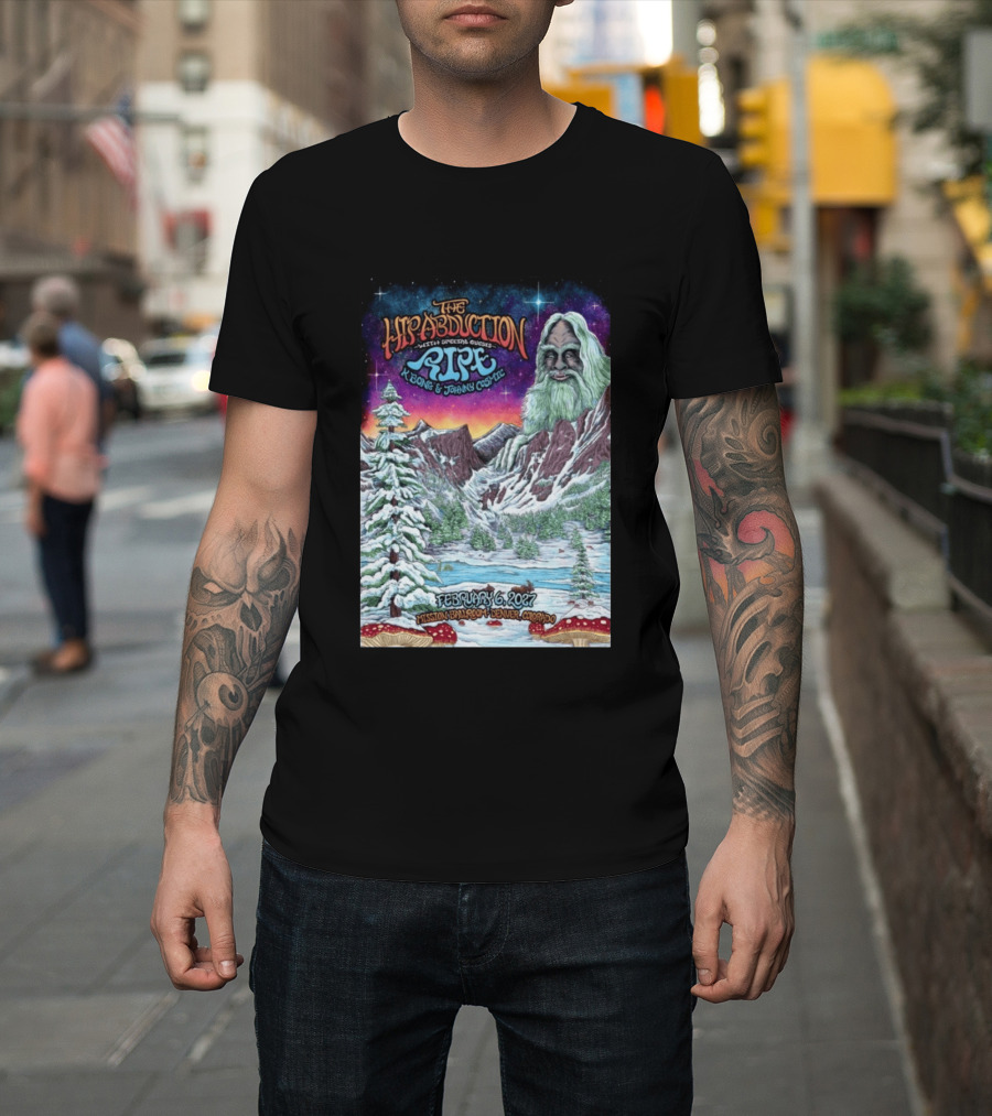 The Hip Abduction Pipe K Bong Johnny Cosmic Mission Ballroom February 6 2027 Denver Colorado T-Shirt